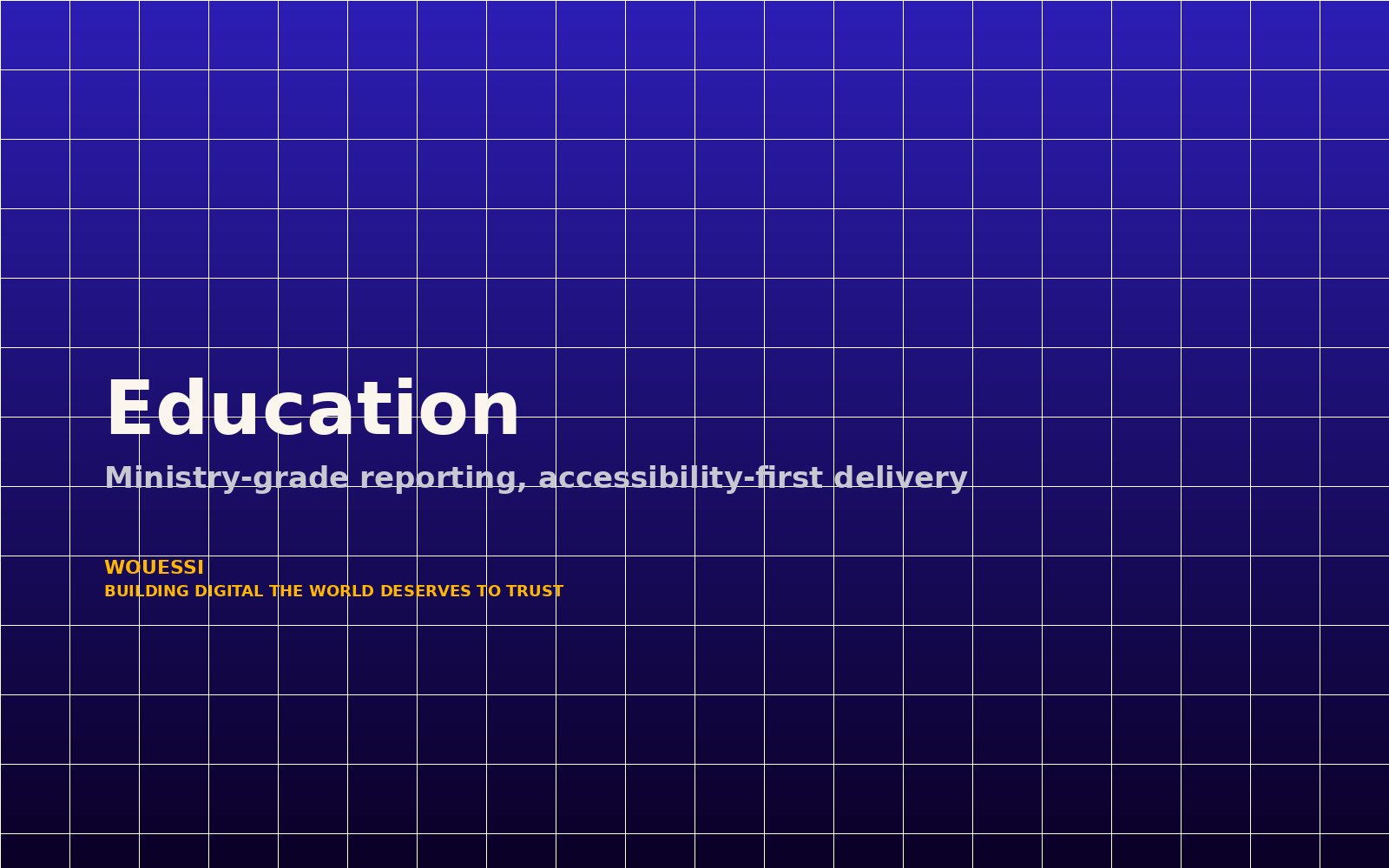 Education sector imagery